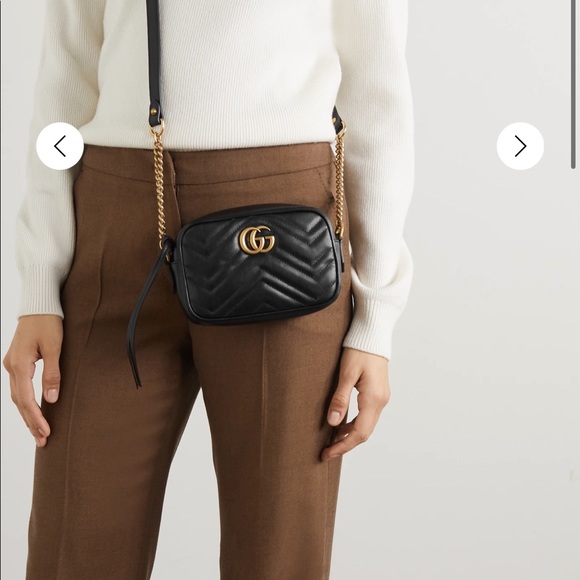 Gucci GG Maramont Camera Bag mini quilted leather shoulder bag